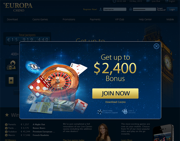 Europa Casino Portal